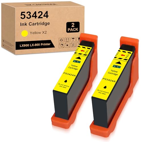 Cartouche d'encre jaune Primera 53424 pour imprimantes LX900 et LX900E