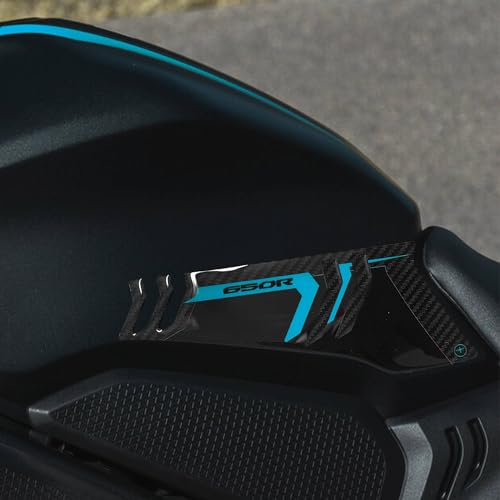 Autocollants 3D moto réservoir pour éviter rayures Honda CBR 650 R bleu