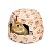 Niteangel Guinea Pig Bed Big Hide-Out for Rabbit Ferret Chinchilla Bunny and Other Small Animals