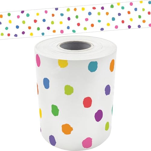 Teacher Created Resources Colorful Painted Dots Straight