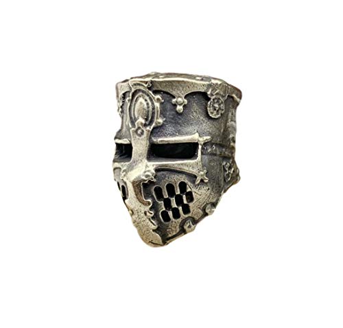 Jolmo Lander Helmet Paracord Bead Hand-Crafted Knife Lanyards Pendant Bead Charms Metal Spacer Bead for Paracord Bracelet,Zipper Pull etc.