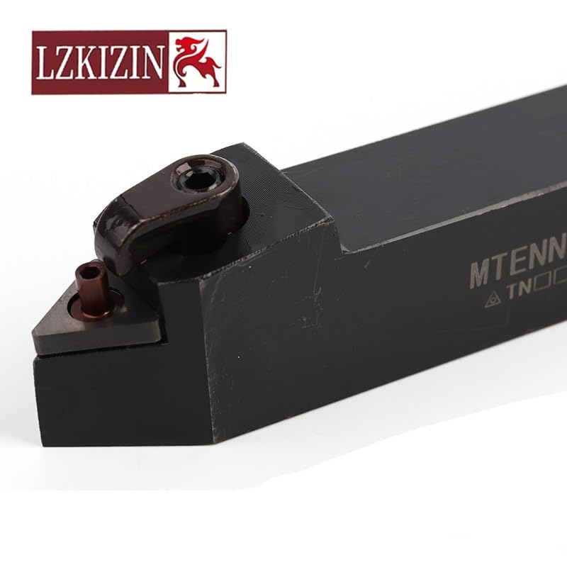1pc MTENN1616H16 External Turning Tool Holder +10pcs TNMG160404 TNMG160408 Insert Lathe Cutting Machine Tools Set(TNMG160408-MA VP15TF)