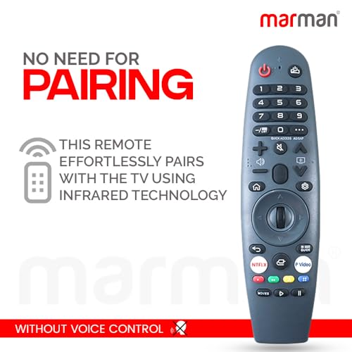 Image of marman Compatible with BPL Web OS Smart TV Remote Original Model AM43UWA6B 43UC7312 43U-C7310 Suitable for 32 43 50 55 65 Inch Ultra HD 4K Television Non Voice Command with Streaming Apps