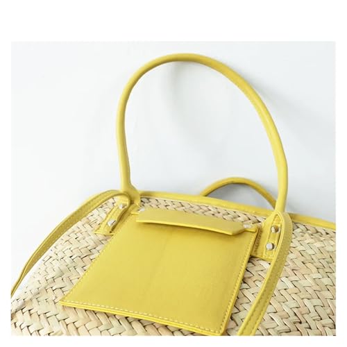 Handheld Crossover Grass Woven Bag Vine Woven Portable Women's Beach Crossbody Bag Shopping Bag Handbag4