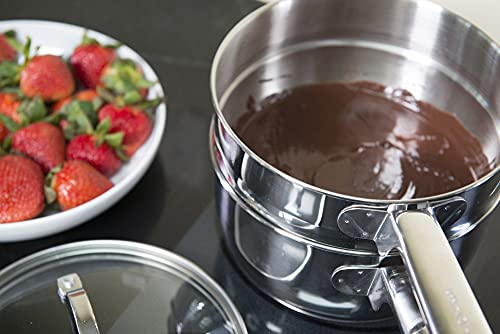 Rsvp International 1-Quart Induction Double Boiler, 2 Cups, Multi Color #TOP4