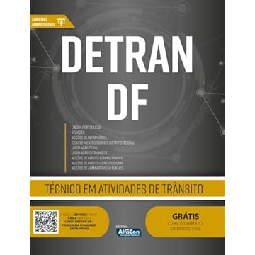 Capa do livro Técnico em Atividades de Trânsito DETRAN DF