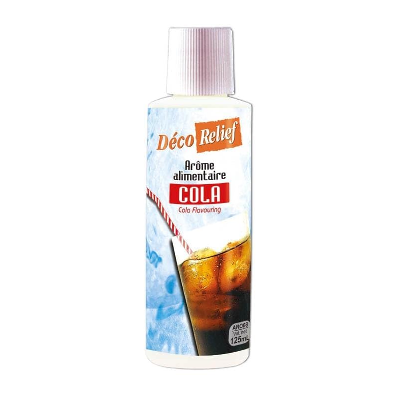 Déco Relief - Arôme Liquide Cola 125 ml - Arôme Alimentaire pour Pâtisserie, Cuisine - Ingrédient Professionnel