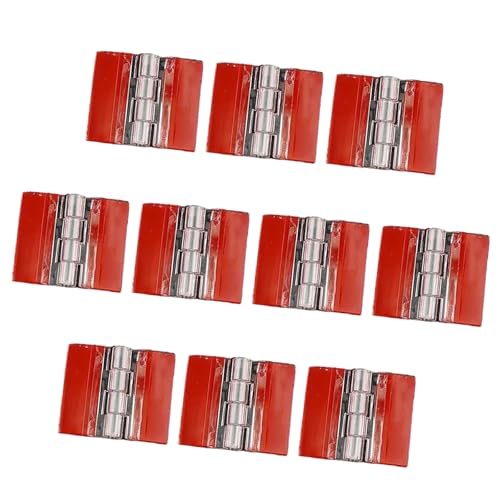 10 個ドリルなしクリアヒンジアクリルドア柔軟な折りたたみ子供安全アップグレードドア & 窓ドリルキャビネットヒンジなし