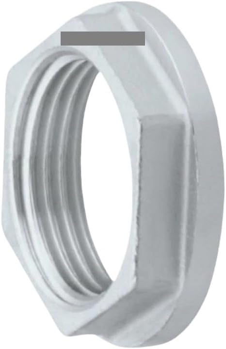 1PC 1-1/2" BSP Female Thread 304 Stainless Steel Hex Lock Nut Pipe Fitting