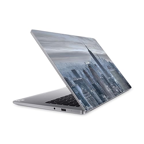 Skin vinyle Mi Notebook 14 protection autocollante Haroulita New York 3 pièces anti-bulles