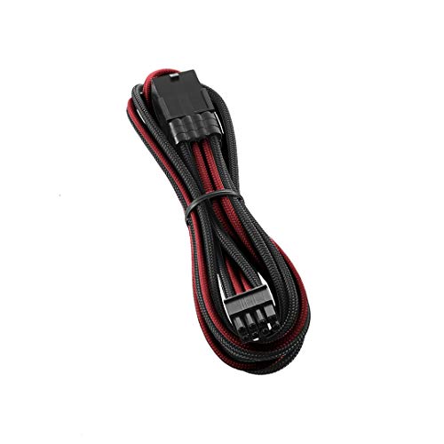 CableMod PRO ModMesh 8-pin PCI-e Extension (Black + Blood Red, 45cm)…