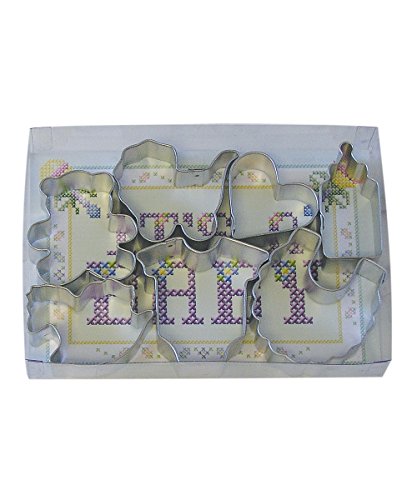 R&M International Mini Baby Cookie Cutters, Assorted, 7-Piece Set