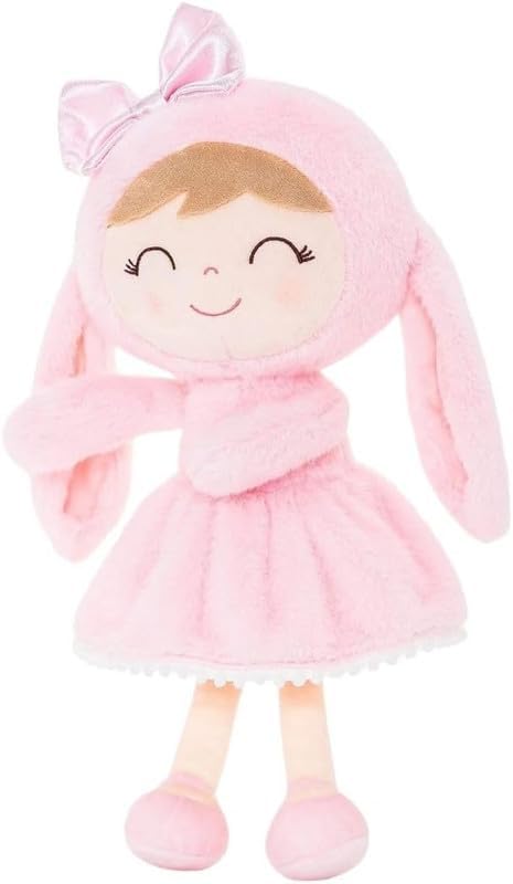 Image of RVA Cute Bunny Baby Doll Plush Toys Lovable and Huggable Gift for Birthdays & Occasions for Children, Kids, Baby Girl Home Decor (Size 40 cm) (Pink)