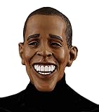 Forum Novelties Men's Barack Obama Deluxe Latex Mask, Brown, One Size