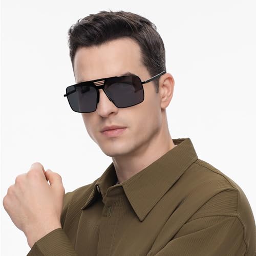 Classic Sunglasses for Men, Polarized Mens Sunglasses Oversized Sun Glasses for Outdoor Driving Fishing2