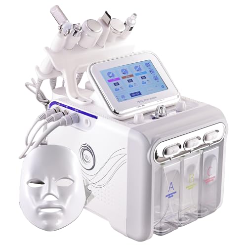 7-in-1 Wasserstoff-Sauerstoff Gesichtsmaschine Multifunktionales Gesichtsreinigungsgerät für Tiefenreinigung Reinigungsmaschine Geeignet für Haus und Schönheitssalon