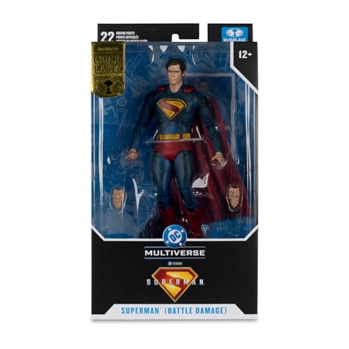 McFarlane Toys - Superman (2025) DC Multiverse Actionfigur Superman (Battle Damaged) (Gold Label) 18 cm