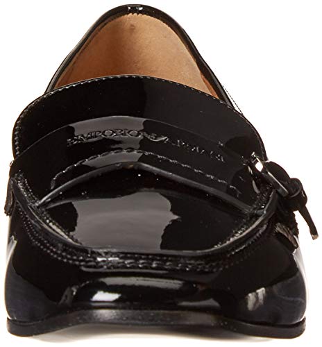 A|X ARMANI EXCHANGE Men's Patent Bucled Loafer2