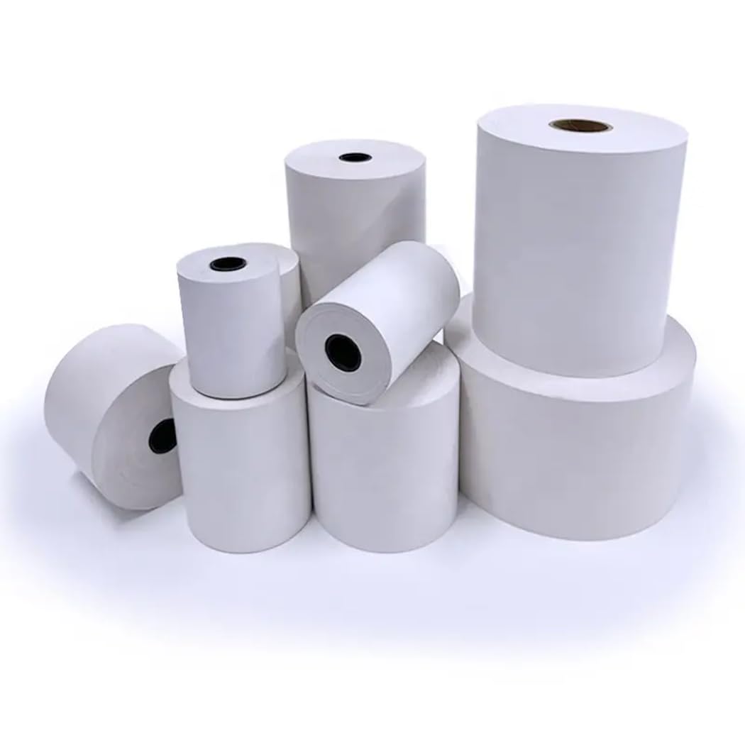 50 x Thermorollen 80mm x 50m, Ø 59mm, 48g, 50m lang, Thermopapier BPA frei, mit Endmarkierung, z. B. für Quorion QTouch 10T, QTouch 8, Epson TM-T88, Star TSP Series, u.v.m.