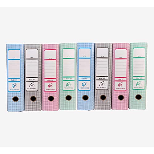 Image of Cardboard Lever Arch Box File Ruby 107 (Pack of 8)