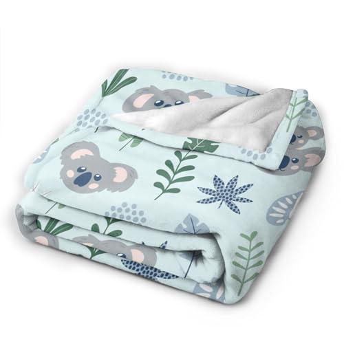 Couverture douce en flanelle koala pour lit et canapé - 3