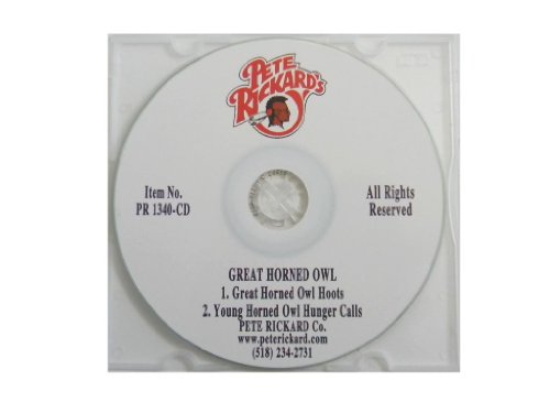 Pete Rickard's 1340CD Great Horned Owl CD, PR1340-CD