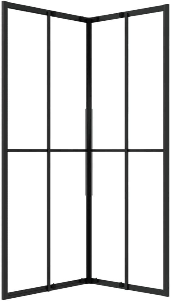 Shower Cabin Enclosure 31.5" x 27.6" x 70.9", Framed Glass Shower Stall with Aluminum Profile, Modern Bathroom Space Saving Door for Home Improvement