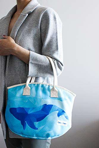 Waves of Change Insulated Recycled Plastic Medium Lunch Bag - 8 Can Capacity, Whale