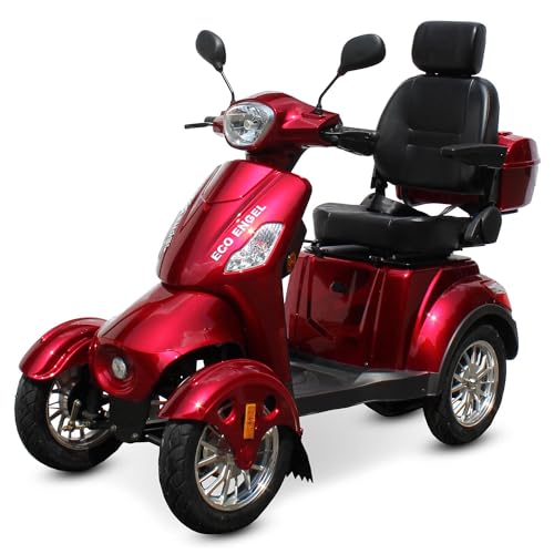 ECO ENGEL 525 Rot, Elektromobil 4 Räder 1000 Watt Motor