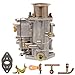 NENKUTEN Carburetor for 40 DCOE Weber 40mm Twin Choke Carb Fits for 1975-1992 VW Water Cooled 1.5, 1.6, 1.7, 1.8 8V Engines, Replace# 19550.174