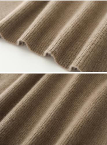 Women's Fall/Winter Wool Knitted Skirt Slim Fit Drawstring Long Skirt Army En8 L3