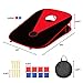 Portable Cornhole Set Outdoor Game - Collapsible Cornhole Boards Blue&Red Corn Hole Set with 8 Cornhole Bean Bags and Carrying Case for Yard Outside Indoor Fun Activities for Kids Adults Family