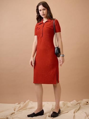 Image of Globus Women Dress (GS583104 Brown S)