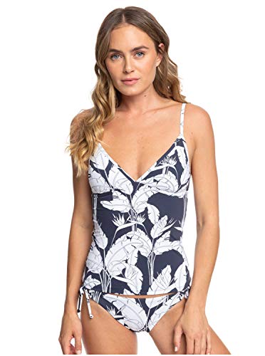 Roxy - Top de Bikini Tankini - Mujer - M - Azul