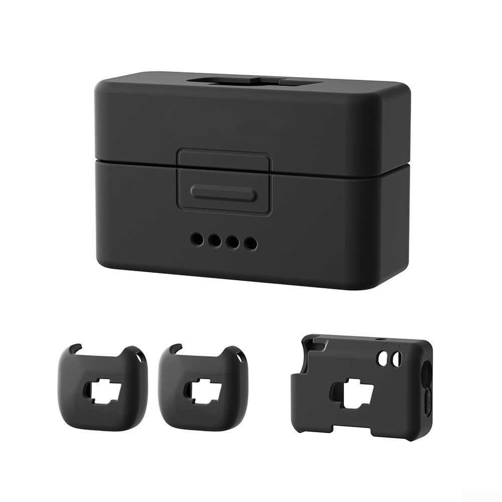 Coque en silicone anti-chute pour DJI Mic Mini, solution de protection légère et facile à nettoyer (bleu)