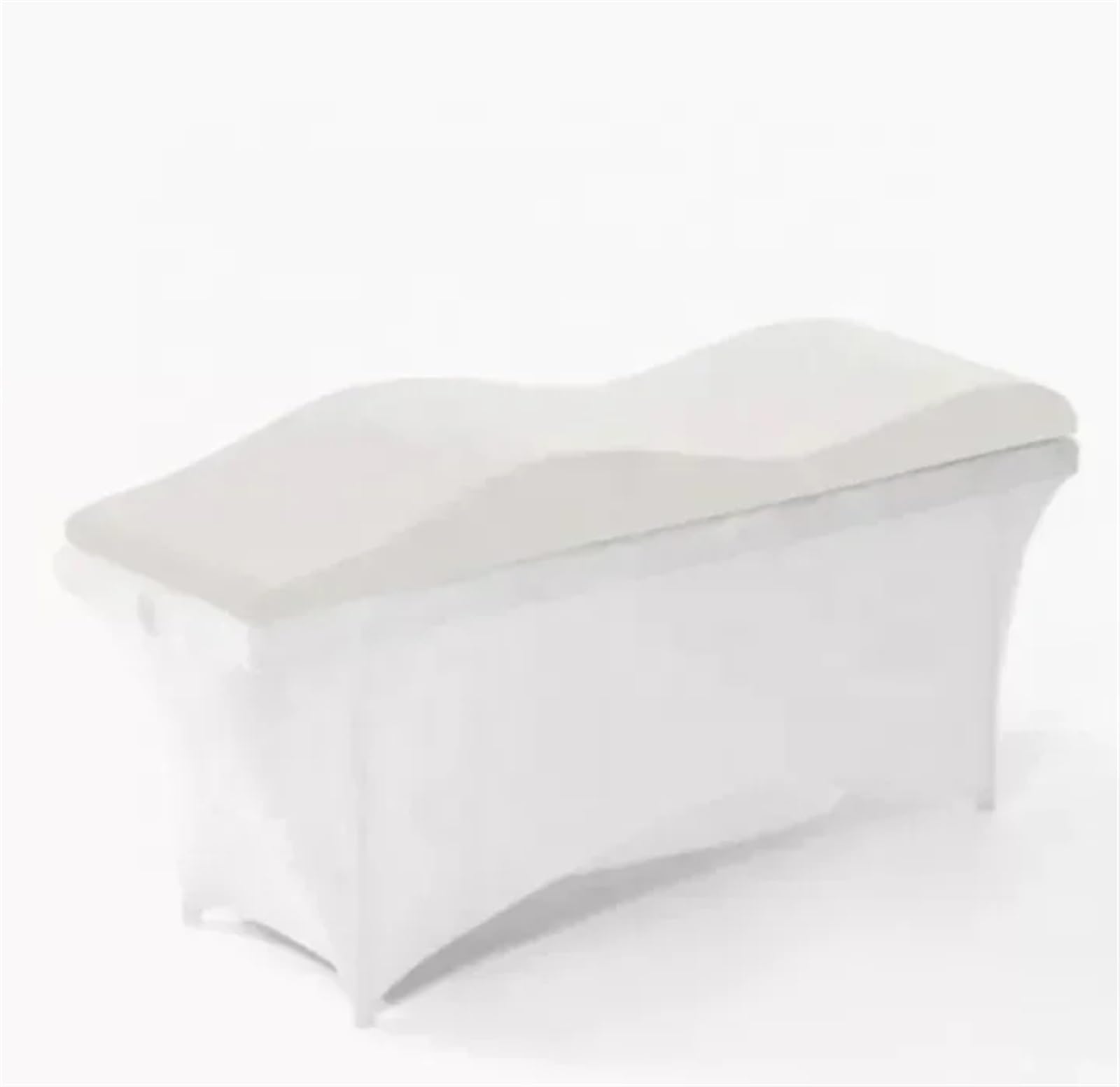 Materasso per Lettino Extension Ciglia Materasso for Ciglia Curvo a Forma di Onda, Materasso for Ciglia sollevabile, Materasso for Ciglia Curvo(White)