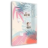 📌 Fixation puissante & accessoires complets : inclus 5 aimants en néodyme ultra-puissants, un marqueur effaçable à sec et une éponge pour tableau blanc – tous adhèrent parfaitement à la surface en verre. Parfait pour les notes, photos et listes de tâches.