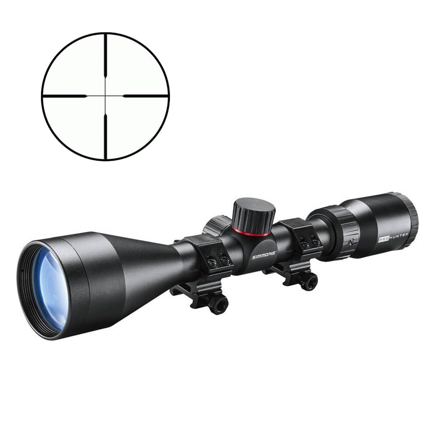 Visor Simmons Pro Hunter 3-9x50 | Mira para Armas, ecopetas, Rifles y carabinas de Aire comprimido. Uso Exclusivo Deportivo.