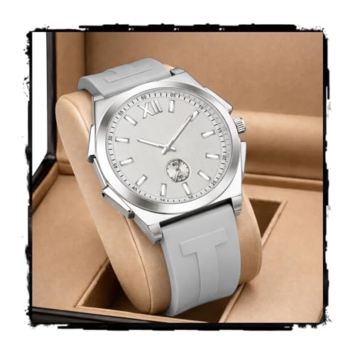 Image of styledose Men's Watch Analog Quartz with Chronograph & Silicone Strap -Casual & Formal Wrist Watch for Men