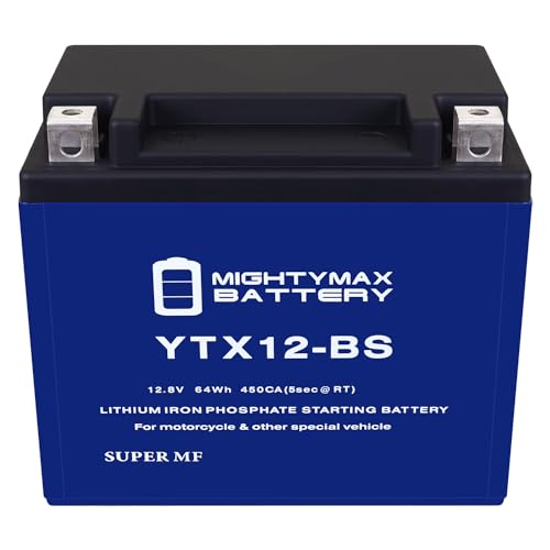 image for Mighty Max Battery Mighty Max Battery YTX12-BS LIFEPO4-12 Volt 10 AH, 