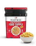 READYWISE - Emergency Food Supply, 124 Servings, 1 Bucket, Freeze-Dried, MRE, Pre-made, Survival and Adventure Essentials for Camping, Hiking & Emergencies, Individually Packaged, 25-Year Shelf Life