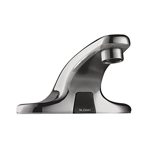 Sloan Valve ETF-600-P Optima Transformer Powered Sensor Activated 4-Inch Centerset Electronic Hand Washing Faucet, Chrome