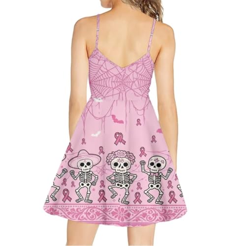 Image of Cozeyat Women Girls Summer Sleeveless Dress Casual Swing Beach Cover Up Knee Length Dresses,Large Size XS-4XL