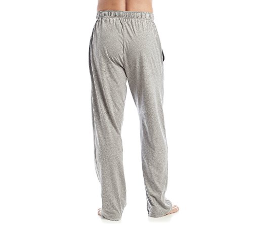 Hanes Men's Big Man Classics 100% Cotton Knit Pant - 2 Pack, 4047B, Black/Grey, 3XL4