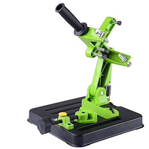 KKmoon Supporto per Smerigliatrice Angolare BG-6180 Accessori per Macchine Utensili Multifunzionali per Lavorazione dei Metalli Supporto in Alluminio fai-da-te