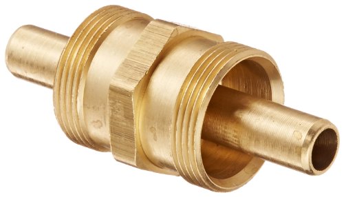 Image of EATON Weatherhead 33806-E Hose Mender, CA360 Brass, 3 /8 inch Hose ID,