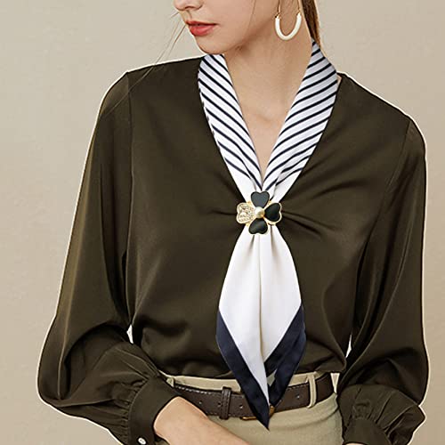 3Pcs Fashion Scarf Ring Clip 3 Rings Silk Scarves Clip For Women Lady Girls Elegant Rhinestone Pearl Floral Shawl Clip Buckle Gold Smooth Scarf Brooches Buckle Women Accessories #TOP5