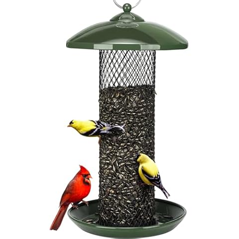 Kingsyard Metal Bird Feeder Cover