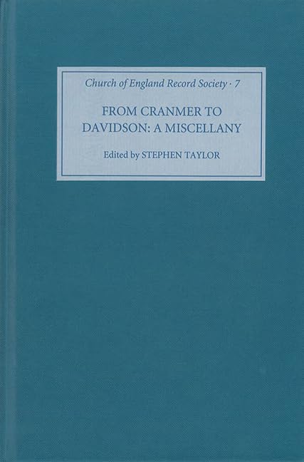 Buy From Cranmer to Davidson — BookShops.in