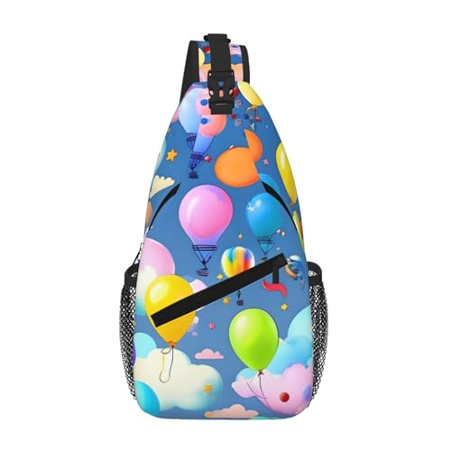 Sac de poitrine imprimé ballons avec portance ergonomique en croix